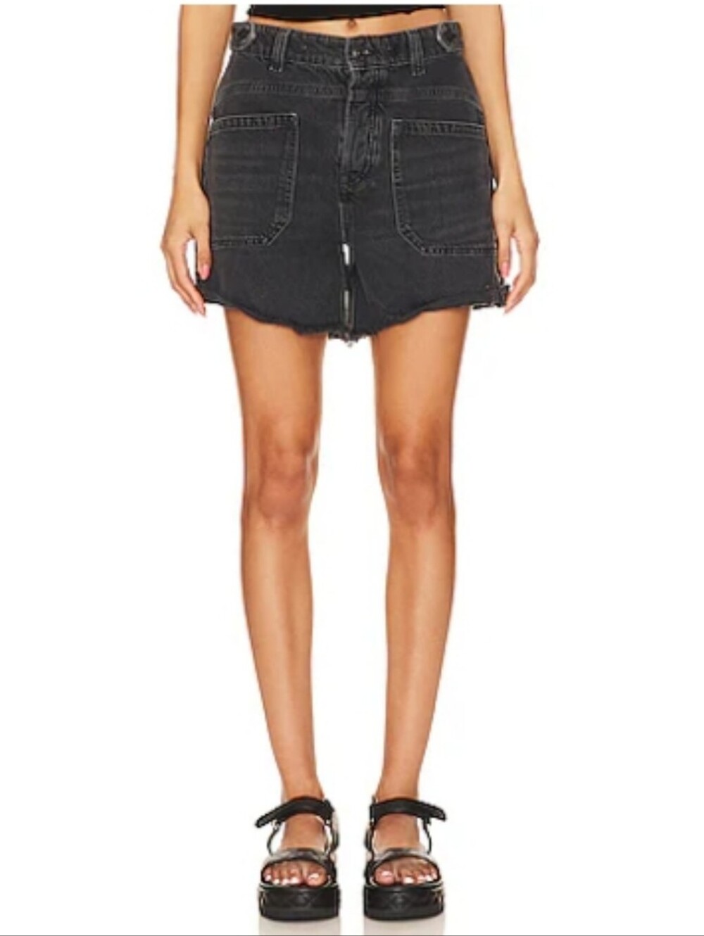 Free People x We The Free Palmer Short Black Sz 29 $98 Denim